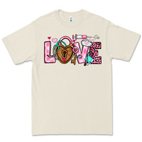 Bone love valentines day nurse Premium Tee - OliviaCreatesArt