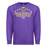 Purple department of veterans affairs Premium Sweatshirt - Craftify