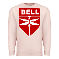 Pale Pink Bell Helicopter Textron Aerospace Premium Sweatshirt - Craftify