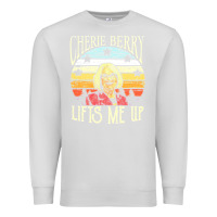 Dove Grey cherie berry lifts me up Premium Sweatshirt - Craftify