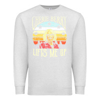 Oatmeal Heather cherie berry lifts me up Premium Sweatshirt - Craftify
