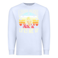 White cherie berry lifts me up Premium Sweatshirt - Craftify