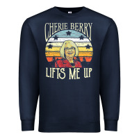 Navy cherie berry lifts me up Premium Sweatshirt - Craftify