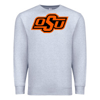 Heather Grey Oklahoma St University Premium Sweatshirt - Craftify