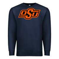 Navy Oklahoma St University Premium Sweatshirt - Craftify