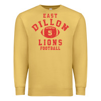 Antique Gold Friday Night Lights East Dillon Lions Football Jersey Premium Sweatshirt - Craftify