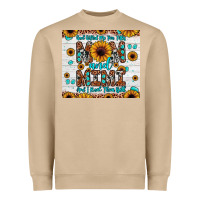 God Gifted Me Two Titles Mom And Mimi And I Rock Them Both Heavyweight Sweatshirt | Teevron