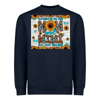 Navy god gifted me two titles mom and mimi and i rock them both Heavyweight Sweatshirt - JahusDesignShop