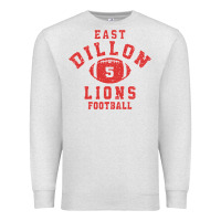 Oatmeal Heather Friday Night Lights East Dillon Lions Football Jersey Premium Sweatshirt - Craftify