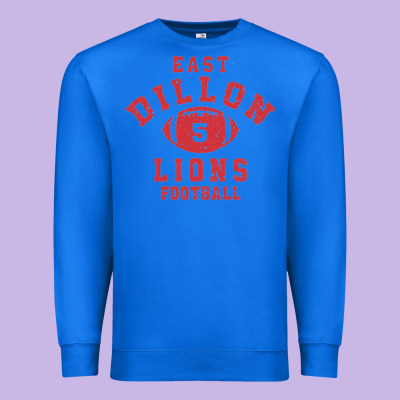Friday Night Lights East Dillon Lions Football Jersey Premium Sweatshirt Designed By Craftify