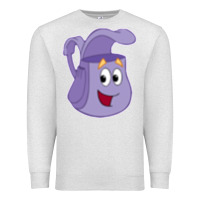 Oatmeal Heather dora the backpack   1 Premium Sweatshirt - Craftify