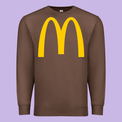 Mcd Onald's Golden Arches Premium Sweatshirt Designed By Craftify