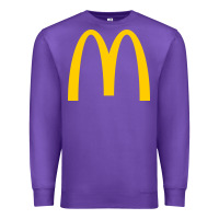 Purple mcd onald's golden arches Premium Sweatshirt - Craftify