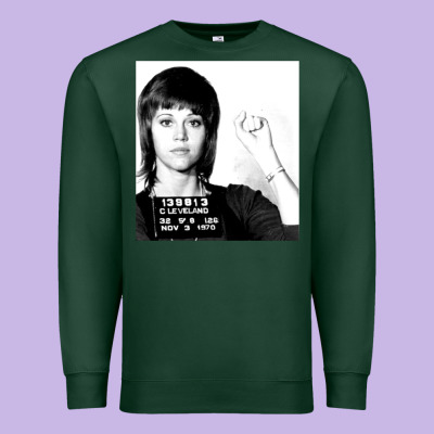 Jane Fonda Mugshot Gift Premium Sweatshirt Designed By Craftify