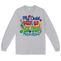 Moon Dust my child may be non verbal but this papa ain't Long Sleeve Tee - LillyAllenDesigns