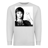 Dove Grey Jane Fonda Mugshot GIFT Premium Sweatshirt - Craftify