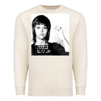 Sandshell Jane Fonda Mugshot GIFT Premium Sweatshirt - Craftify