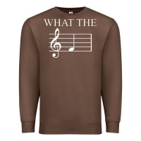 Chestnut what the f note key music humor gift Premium Sweatshirt - Craftify
