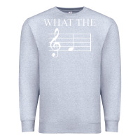 Heather Grey what the f note key music humor gift Premium Sweatshirt - Craftify