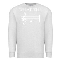 Oatmeal Heather what the f note key music humor gift Premium Sweatshirt - Craftify