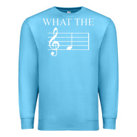 Ocean Blue what the f note key music humor gift Premium Sweatshirt - Craftify