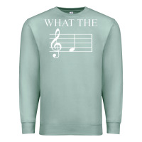 Seafoam what the f note key music humor gift Premium Sweatshirt - Craftify