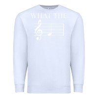 White what the f note key music humor gift Premium Sweatshirt - Craftify
