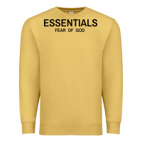 Antique Gold Fear Of God Essentials Premium Sweatshirt - Craftify