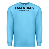 Ocean Blue Fear Of God Essentials Premium Sweatshirt - Craftify