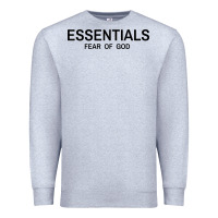 Heather Grey Fear Of God Essentials Premium Sweatshirt - Craftify