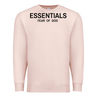 Pale Pink Fear Of God Essentials Premium Sweatshirt - Craftify