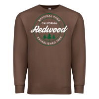 Chestnut womens redwood national park california gifts souvenir ca v neck t shi Premium Sweatshirt - Craftify
