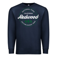 Navy womens redwood national park california gifts souvenir ca v neck t shi Premium Sweatshirt - Craftify