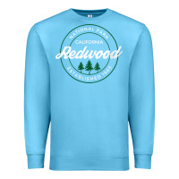 Ocean Blue womens redwood national park california gifts souvenir ca v neck t shi Premium Sweatshirt - Craftify