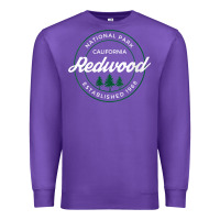 Purple womens redwood national park california gifts souvenir ca v neck t shi Premium Sweatshirt - Craftify