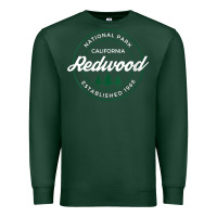 Sports Green womens redwood national park california gifts souvenir ca v neck t shi Premium Sweatshirt - Craftify