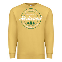 Antique Gold womens redwood national park california gifts souvenir ca v neck t shi Premium Sweatshirt - Craftify