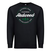 Black womens redwood national park california gifts souvenir ca v neck t shi Premium Sweatshirt - Craftify