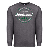 Charcoal Heather womens redwood national park california gifts souvenir ca v neck t shi Premium Sweatshirt - Craftify