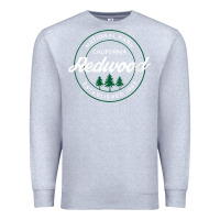 Heather Grey womens redwood national park california gifts souvenir ca v neck t shi Premium Sweatshirt - Craftify