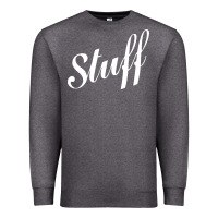 Charcoal Heather stuff Premium Sweatshirt - Craftify