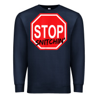 Navy stop snitching stop snitchin t shirt Premium Sweatshirt - Craftify