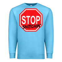 Ocean Blue stop snitching stop snitchin t shirt Premium Sweatshirt - Craftify