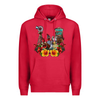 Cardinal farm life chicken Premium Hoodie - SublimationCraftShop