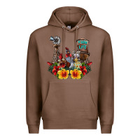Chestnut farm life chicken Premium Hoodie - SublimationCraftShop