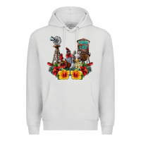 Dove Grey farm life chicken Premium Hoodie - SublimationCraftShop