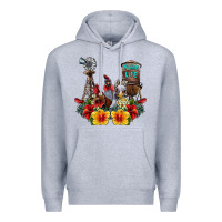 Heather Grey farm life chicken Premium Hoodie - SublimationCraftShop