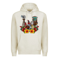 Oatmeal Heather farm life chicken Premium Hoodie - SublimationCraftShop