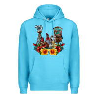 Ocean Blue farm life chicken Premium Hoodie - SublimationCraftShop