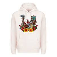 Pale Pink farm life chicken Premium Hoodie - SublimationCraftShop